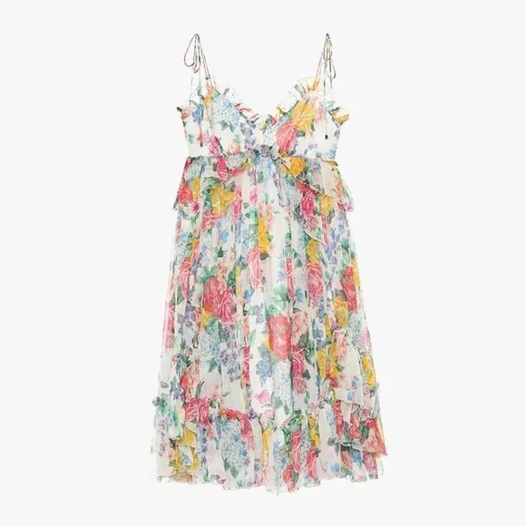 オールインワン・サロペット Zimmermann Multicolour Floral Linen Dress Zimmermann | Dresses | Zimmermann Multicolor Floral Dress